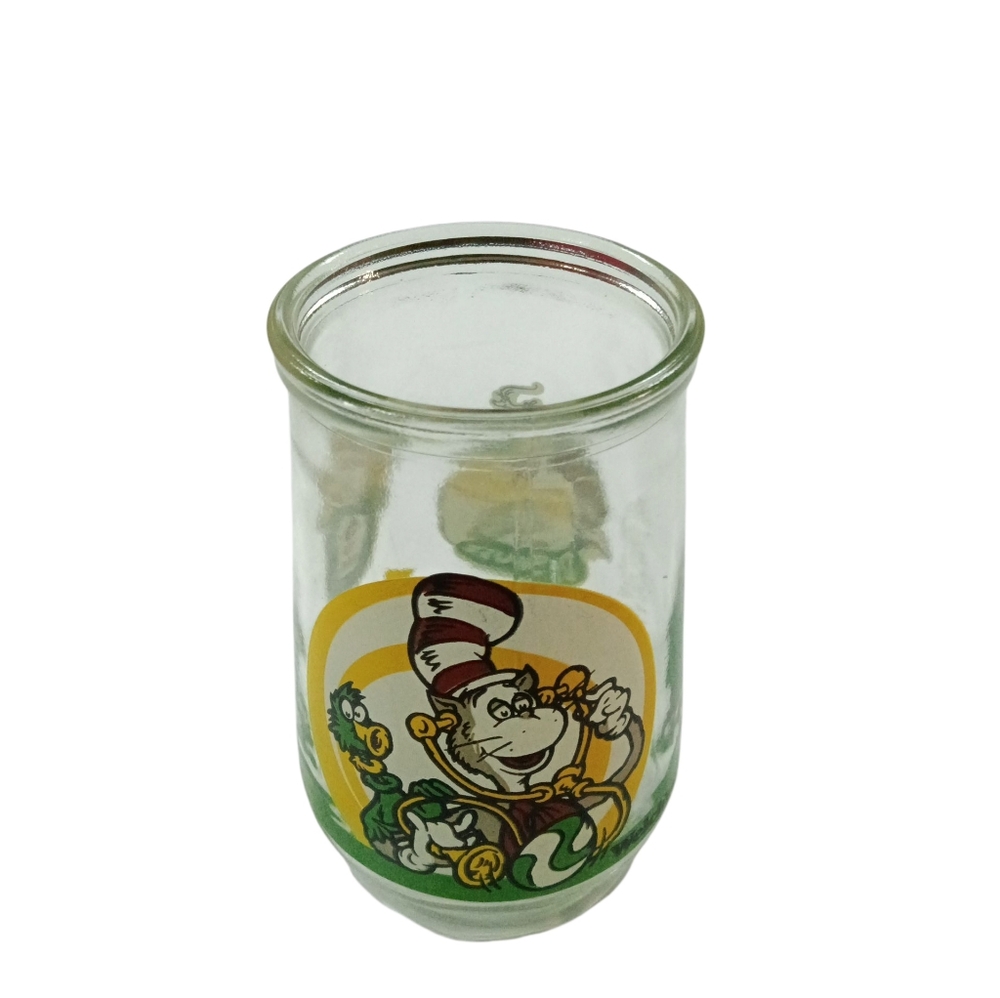 VTG Dr. Seuss Cat in the Hat Welch's Glass Jelly Jar